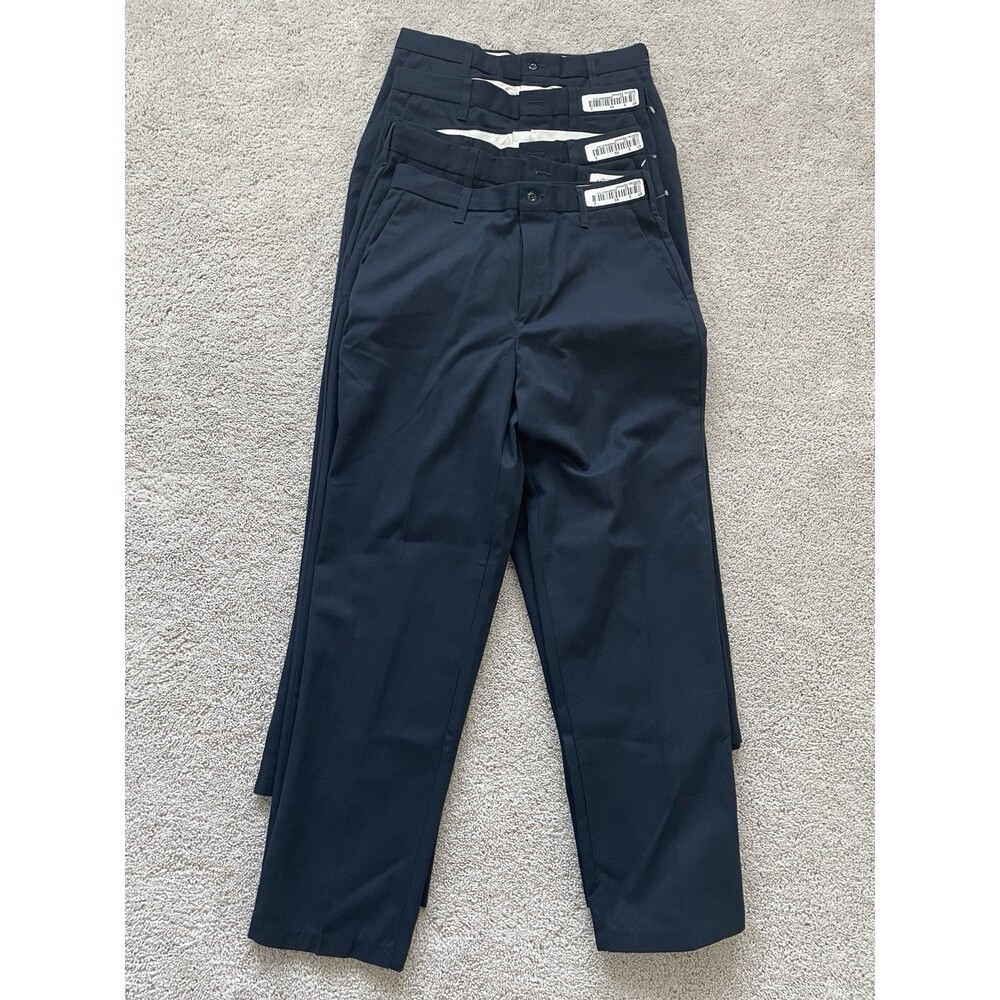 Lot Of 5 Cintas Comfort Flex Navy Blue Work Pants Size 30x30 9450200